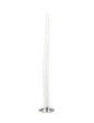 Mantra Estalacta Floor Lamp 1 Light GU10 Small Indoor/Outdoor IP44, Silver/Opal White