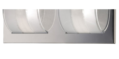 Diyas Charis Wall Light Switched 2 Light G9 Polished Chrome/Glass/Crystal