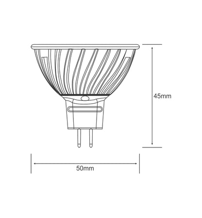 Luxram Halogen MR16 MR16 Halogen GU5.3 50W Yellow 38° Halogen