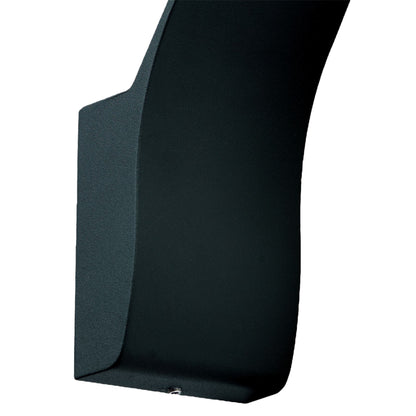 Mantra Fusion Andes Wall Light, 6W LED, 3000K, 550lm, IP65, Black, 3yrs Warranty