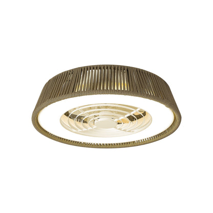 Polinesia Nautica 57.5cm 55W LED Dimmable Ceiling Light With Built-In 25W DC Reversible Fan, Beige Oscu, 3800lm, 5yrs Warranty