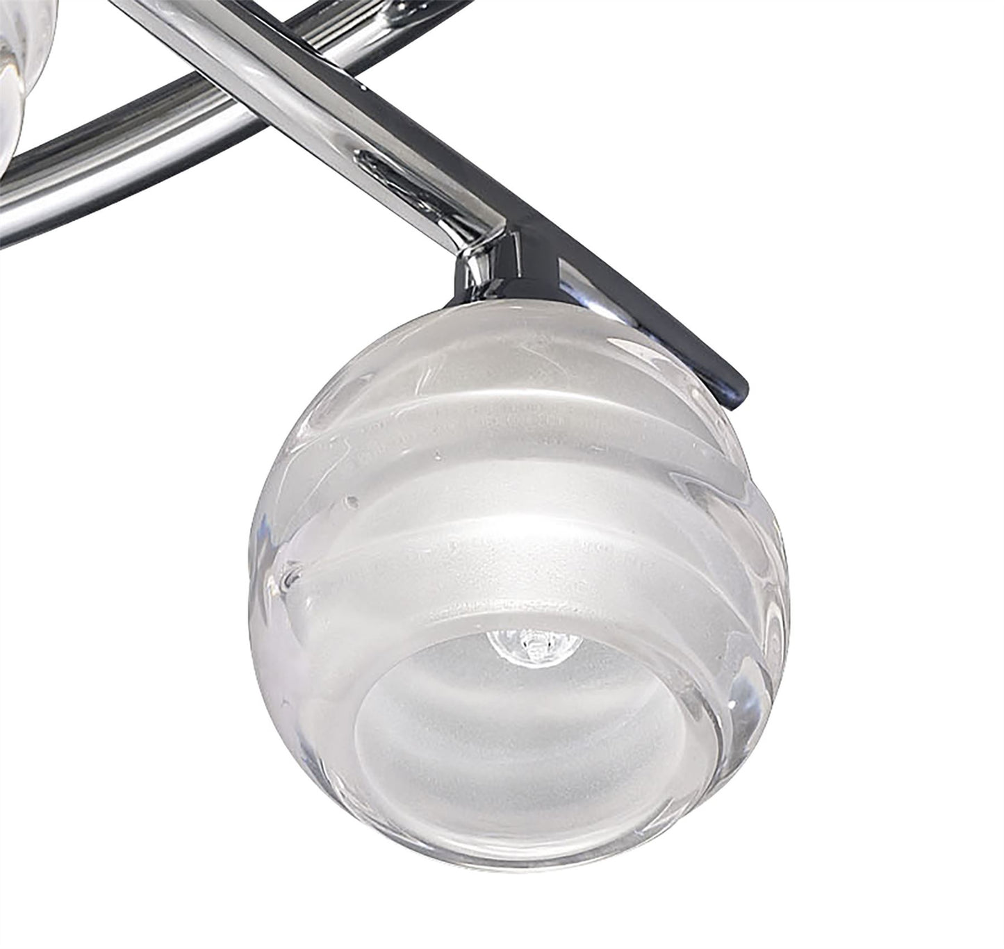 Mantra M1804 Loop Ceiling 3 Light G9 ECO, Polished Chrome