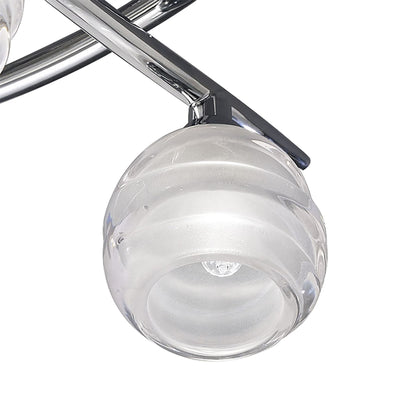 Mantra M1804 Loop Ceiling 3 Light G9 ECO, Polished Chrome