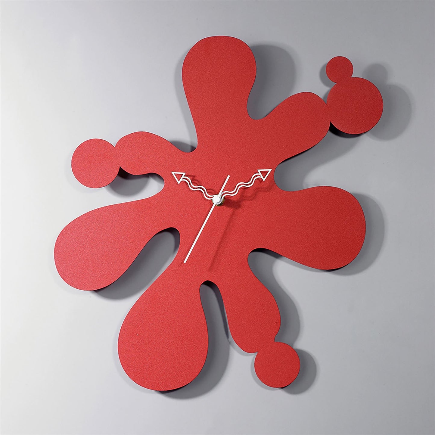 Diyas Home (DH) Infinity Splat Clock Red Wall