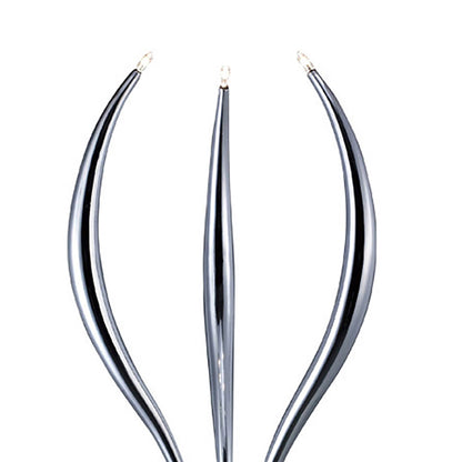 Diyas Llamas Table Lamp 3 Light G4 Polished Chrome, NOT LED/CFL Compatible