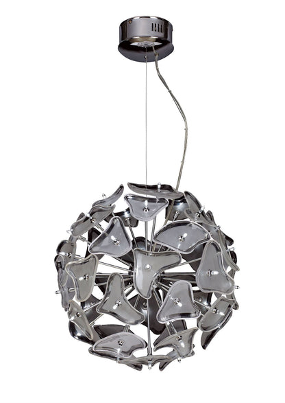 Mantra Otto 46cm Pendant 41 Light G4 Sphere, Polished Chrome/Frosted Glass, NOT LED/CFL Compatible