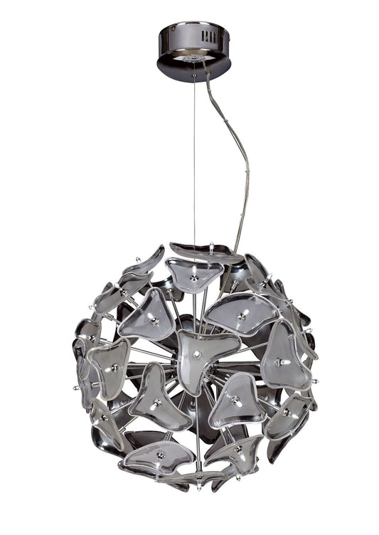 Mantra Otto 46cm Pendant 41 Light G4 Sphere, Polished Chrome/Frosted Glass, NOT LED/CFL Compatible
