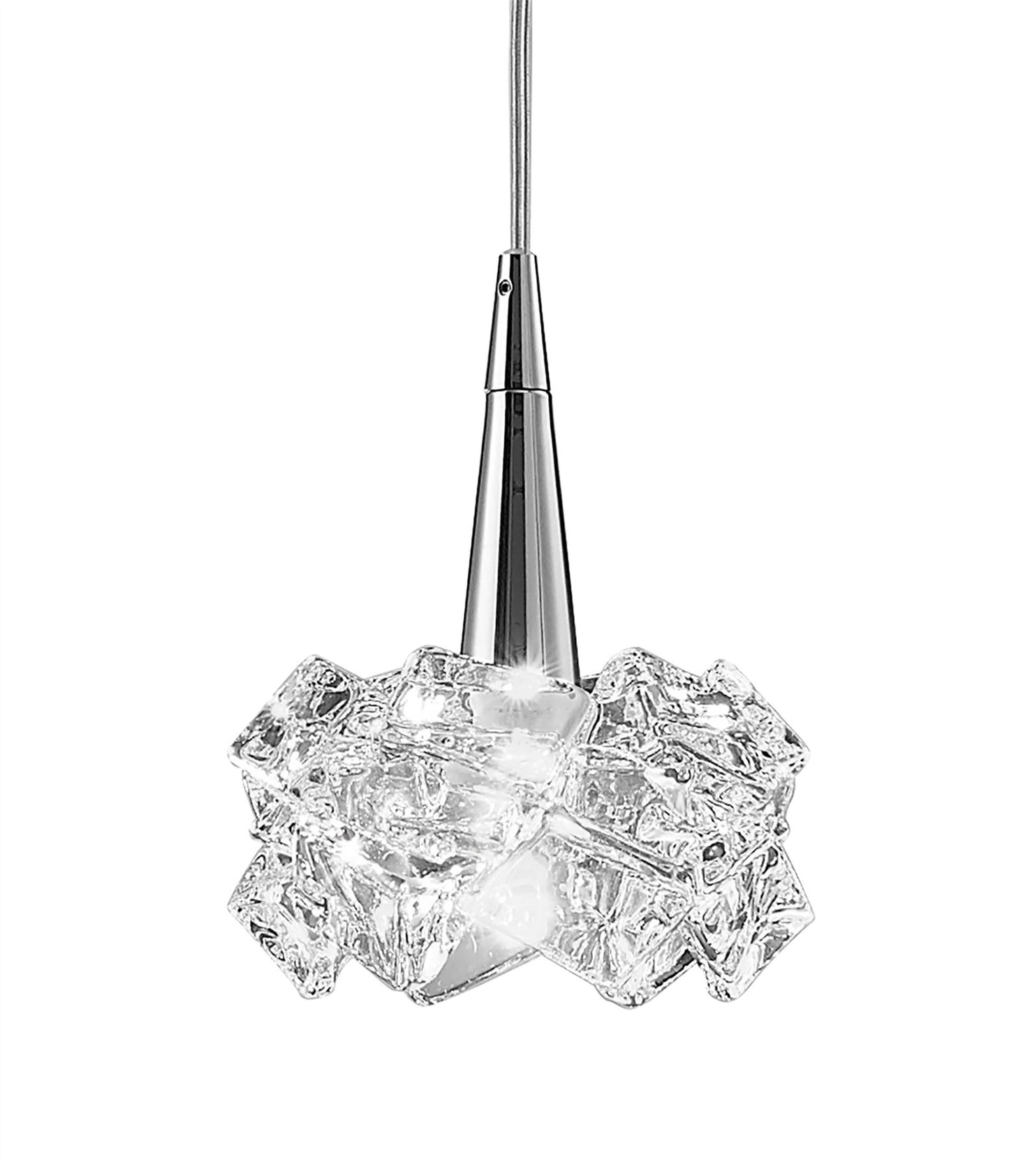 Mantra M3952 Artic Pendant 3 Light G9 Round, Polished Chrome