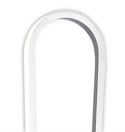 Mantra M5987 Bucle Floor Lamp 50W LED 3000K, 4300lm, Dimmable, White/Frosted Acrylic, 3yrs Warranty