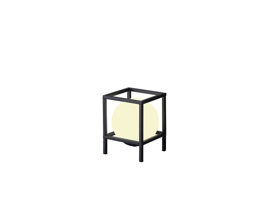 Mantra Desigual Small Table Lamp, 1 Light E27, Matt Black