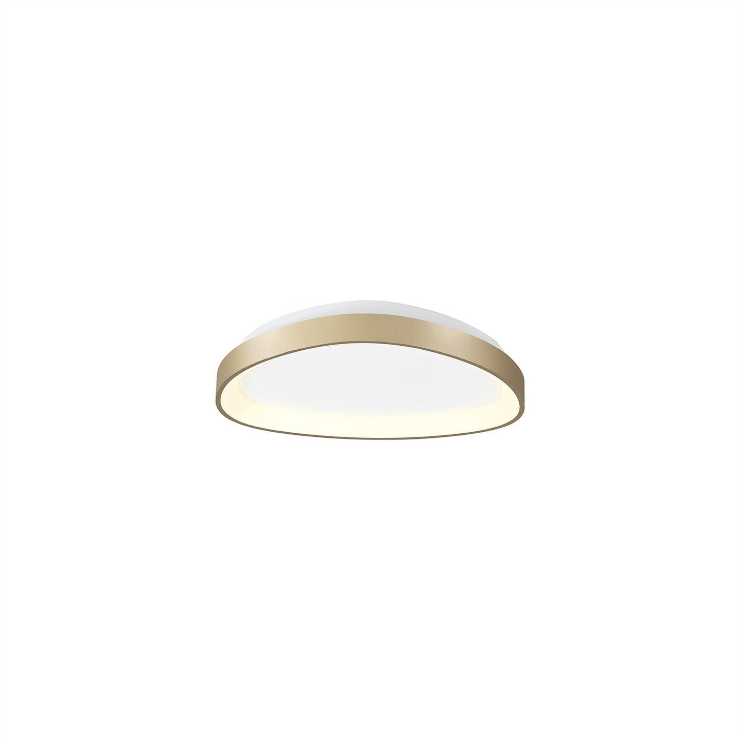 Mantra Fusion Niseko Triangular Ceiling 42cm 35W LED, 3000K, 2300lm, Gold, 3yrs Warranty Ceiling
