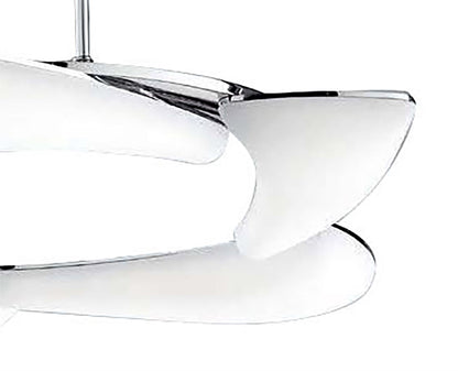 Mantra Mistral LED M3801 Mistral Telescopic 30W LED Round 3000K, 2700lm, Polished Chrome/Frosted Acrylic, 3yrs Warranty - M3801 Ceiling