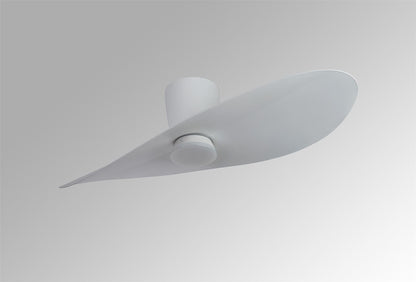 Surfer 112 x 30cm 18W LED Dimmable Ceiling Light With Built-In 40W DC Fan, 3000-5000K Remote Control, 3600lm, White, 5yrs Warranty