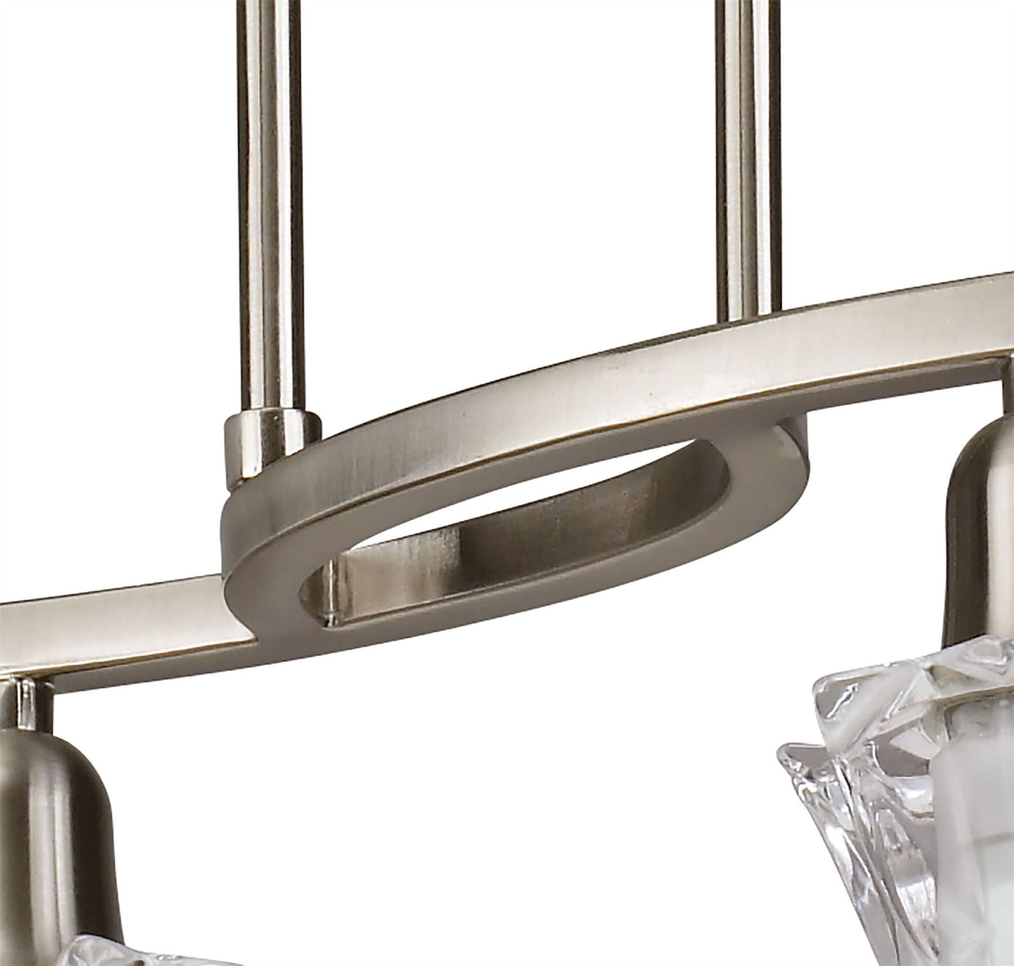 Mantra Alaska GU10 Telescopic 4 Light L1, SGU10 Bar, Satin Nickel, CFL Lamps INCLUDED