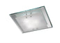 Deco Mira Ceiling Light, 400mm Square, 3 Light E27 Polished Chrome