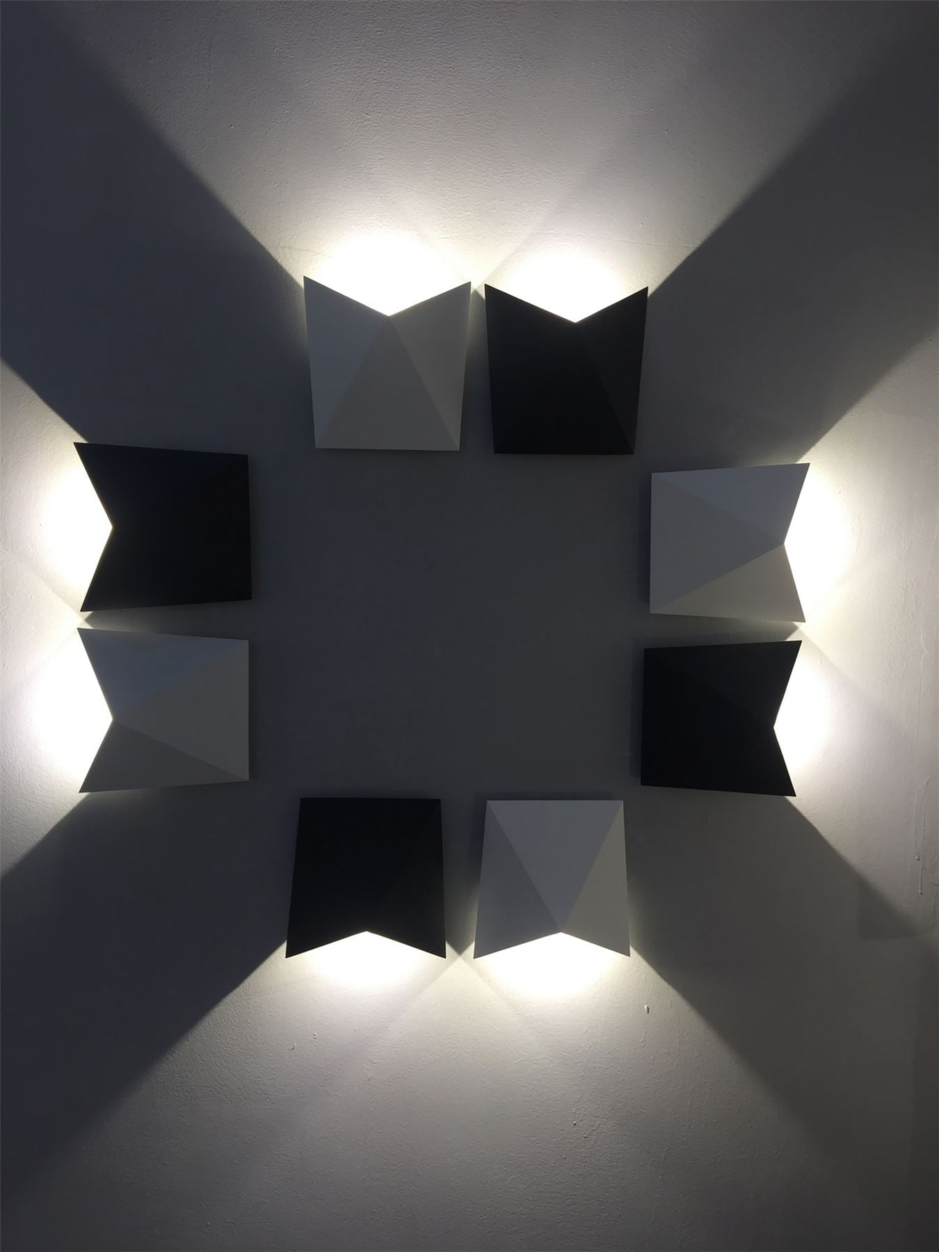 Mantra Fusion Triax Wall Light, 8W LED, 3000K, 750lm, IP54, Sand White, 3yrs Warranty