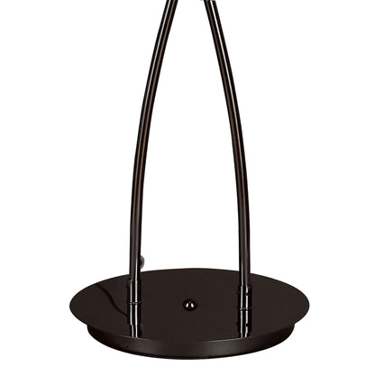 Mantra Amel Floor Lamp 2 Light G9, Black Chrome