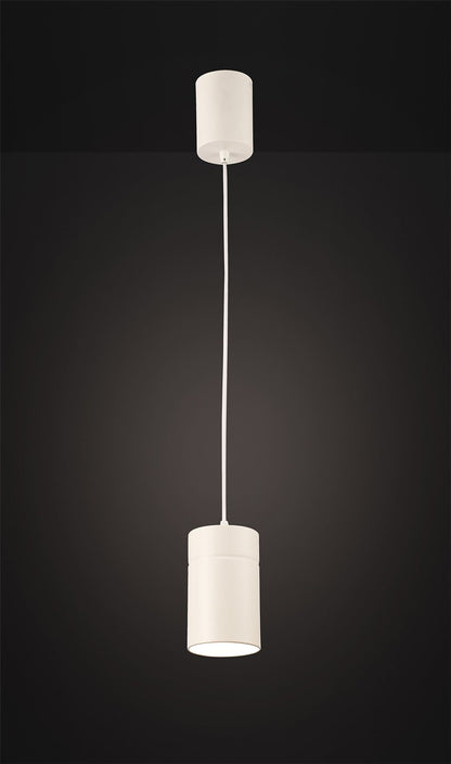Mantra Fusion M5623 Aruba Pendant Small 9.5cm Round 1 x E27, Matt White