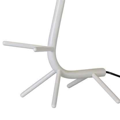 Mantra Centipede Table Lamp with Shade, 1 x E27, White