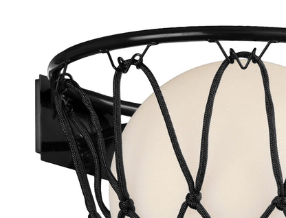 Mantra Basketball Wall Light, 1 x E27, Matt Black