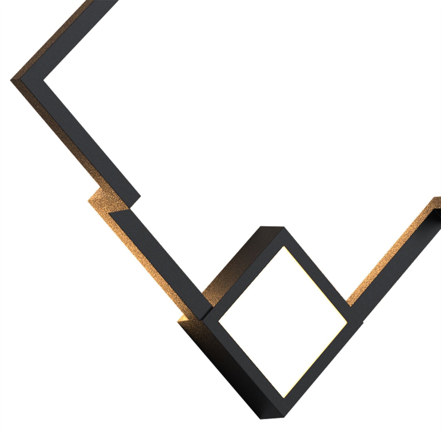 Mantra Boutique Square Wall Light, Dimmable, 25W LED, 3000K, 1370lm, Black, 3yrs Warranty