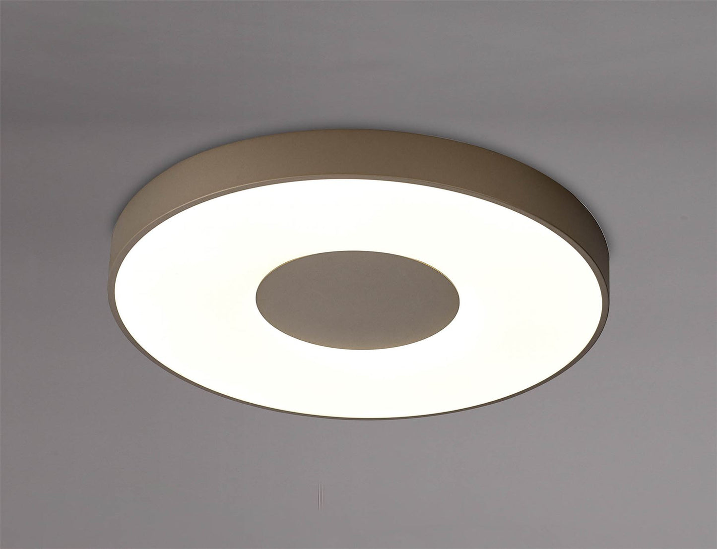 Mantra Coin 65cm Round Ceiling 100W LED with Remote Control 2700K-5000K, 6000lm, Sand Brown, 3yrs Warranty Ceiling