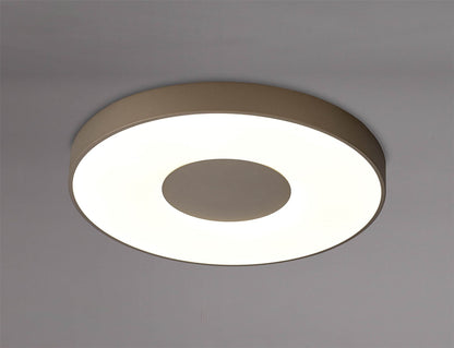 Mantra Coin 65cm Round Ceiling 100W LED with Remote Control 2700K-5000K, 6000lm, Sand Brown, 3yrs Warranty Ceiling