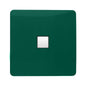 Trendi Artistic Modern Glossy Tactile RJ45 Cat 5e Ethernet Socket Dark Green