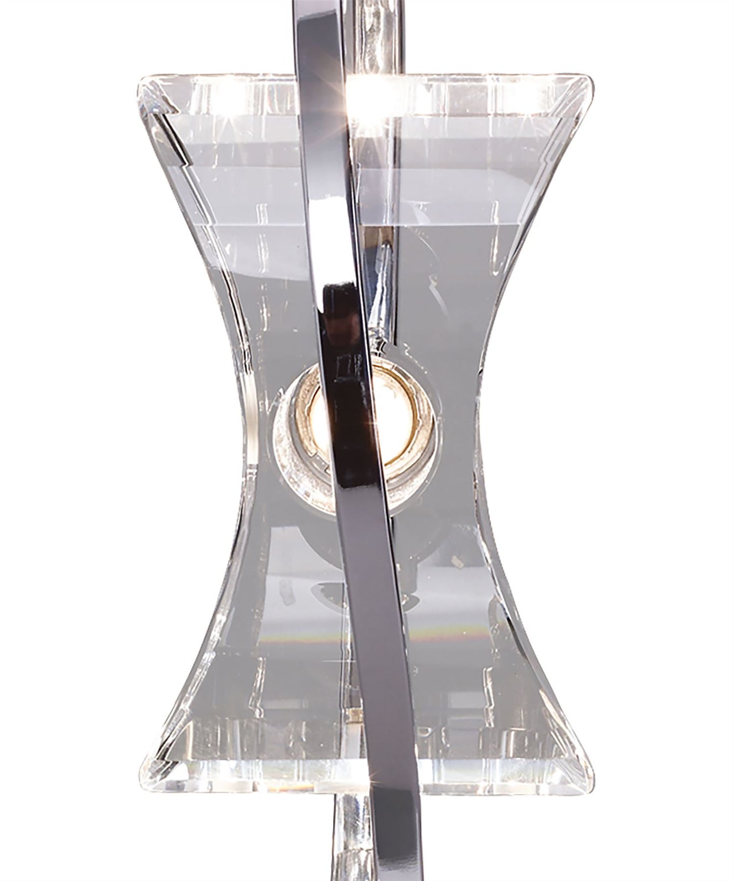 Mantra M0895 Kromo Table Lamp 1 Light G9 Looped Frame, Polished Chrome