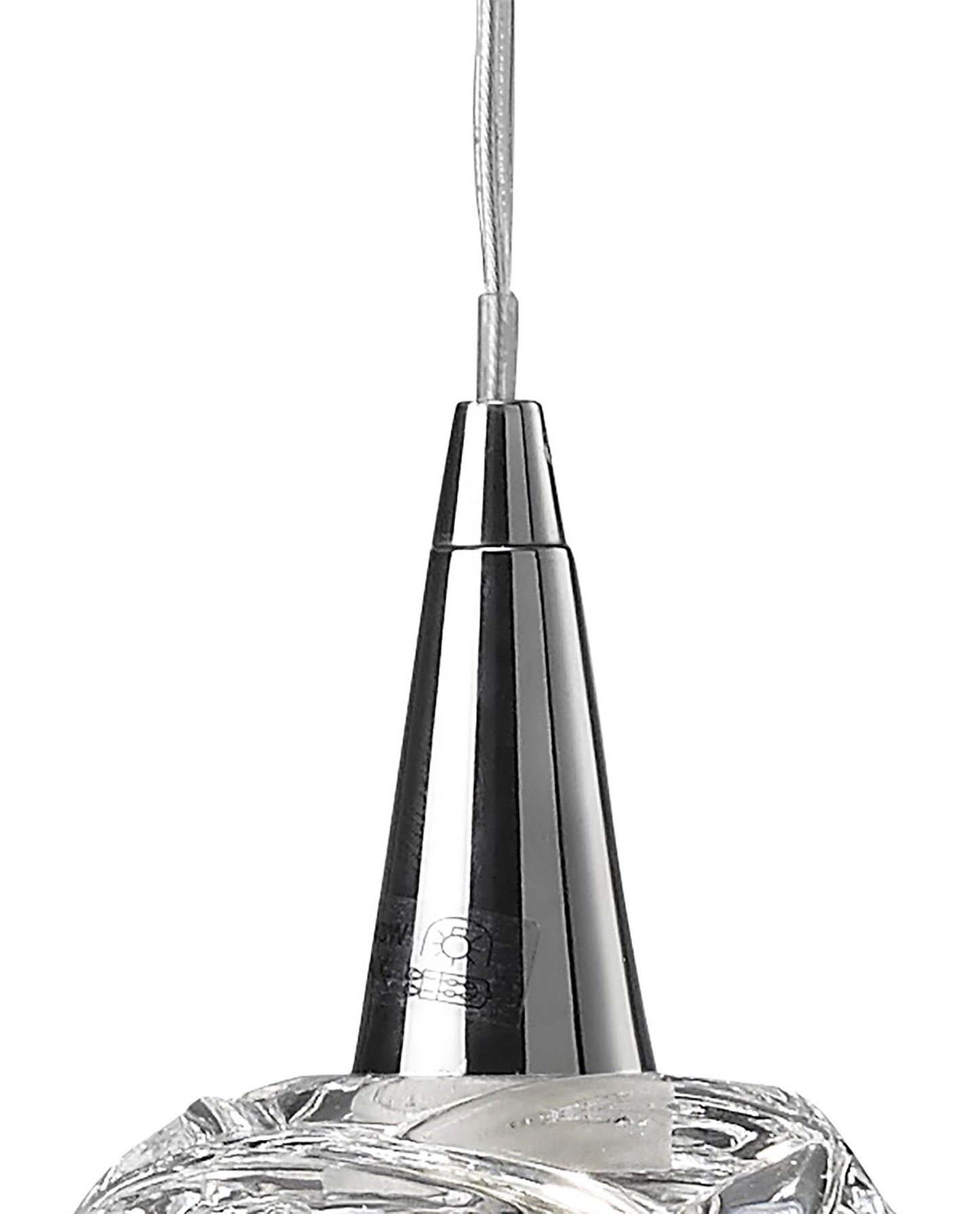 Mantra M3946 Maremagnum Pendant 1 Light G9, Polished Chrome