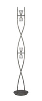 Mantra M3758 Iku Floor Lamp 4 Light G9, Satin Nickel