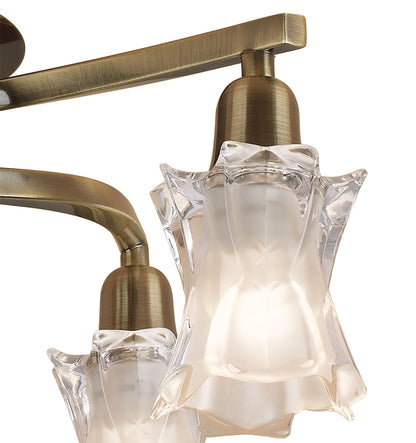 Mantra Alaska GU10 40cm Ceiling 4 Light L1/SGU10, Antique Brass, CFL Lamps INCLUDED