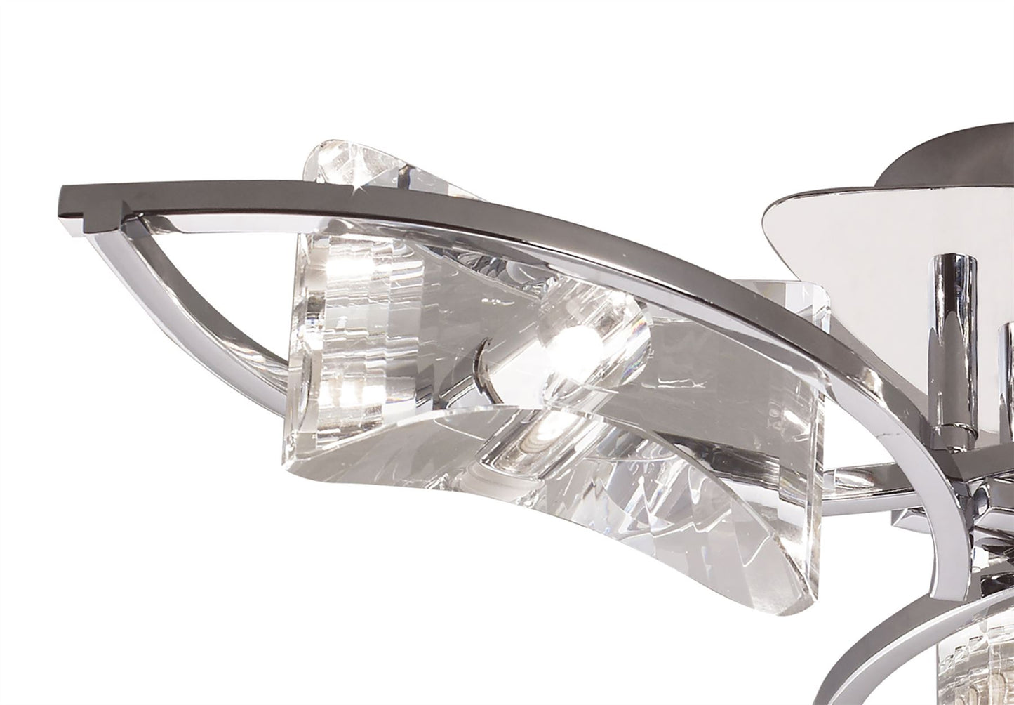 Mantra M0891 Kromo Ceiling 3 Light G9, Polished Chrome