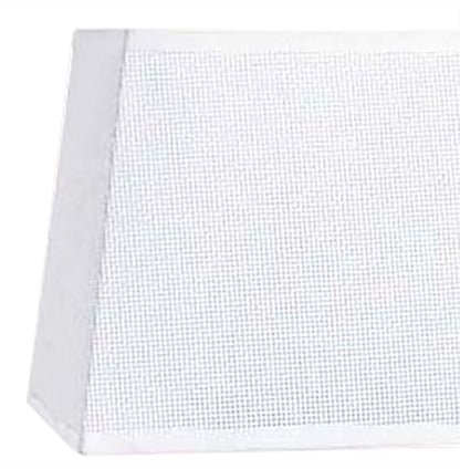 Mantra M5324 Habana White Square Shade 240/240x 165mm, Suitable for Table Lamps