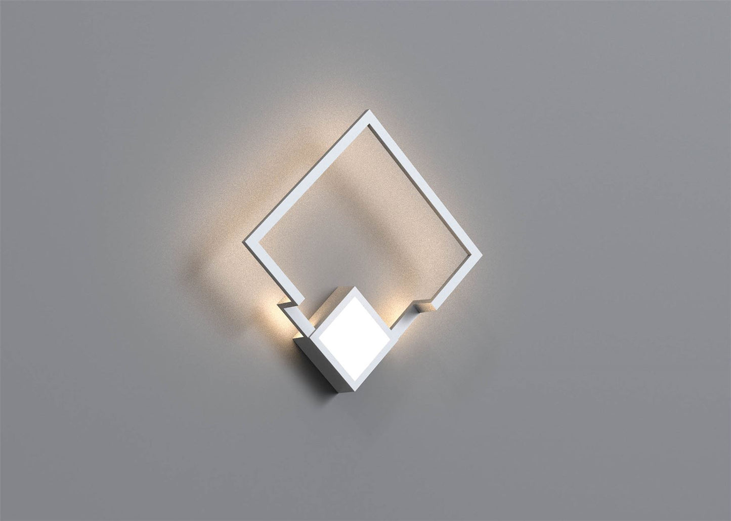 Mantra Boutique Square Wall Light, Dimmable, 18W LED, 3000K, 1150lm, White, 3yrs Warranty