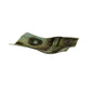 Diyas Home (DH) Carina Glass Art Platter Rectangle Green/Brown Glitter