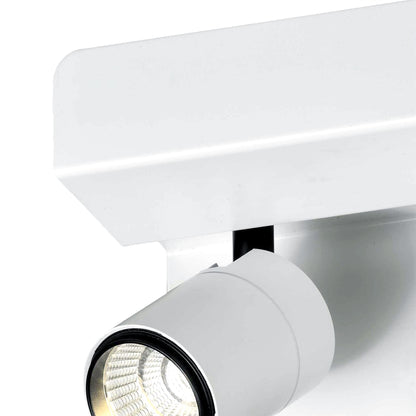 Mantra Fusion M5719 Bocaray Surface Mounted Spot/Wall Light 2 x 7W LED 3000K, 960lm, Matt White/Black, 3yrs Warranty