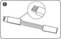 Techtouch Axis Connecting Cable Multi-Colour 5cm Strip