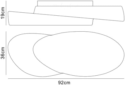 Mantra M1892 Ufo Ceiling 6 Light E27 Outdoor IP44, Matt White/Opal White