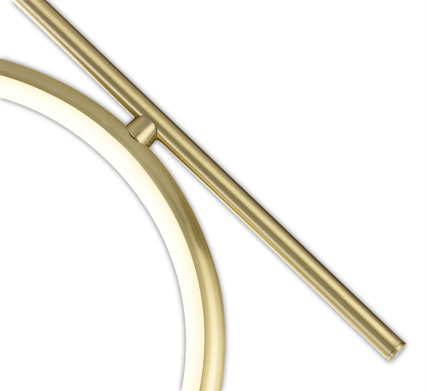 Mantra Olimpia Ceiling Light, 20W LED, 3000K, 1500lm, IP20, Satin Gold, 3yrs Warranty