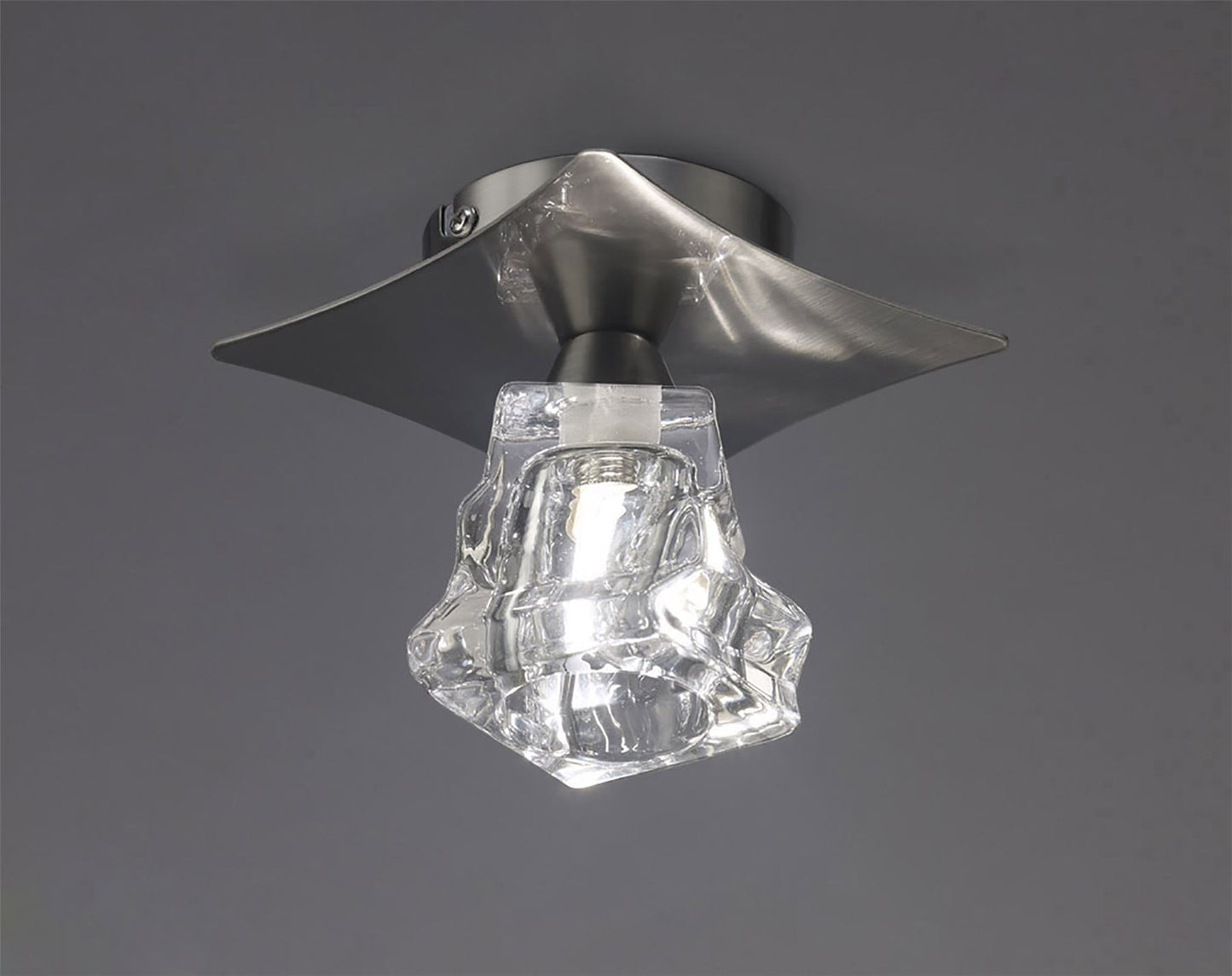 Mantra M3756 Iku Ceiling 1 Light G9, Satin Nickel