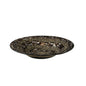 Diyas Home (DH) Ira Mosaic Platter Brown/French Gold Mosaic