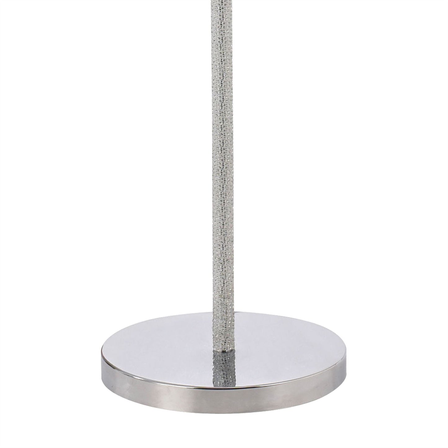 Diyas Elena Floor Lamp WITHOUT SHADE 1 Light E27 Polished Chrome/Crystal