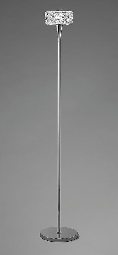 Mantra M3939 O2 Floor Lamp 1 Light E27, Polished Chrome