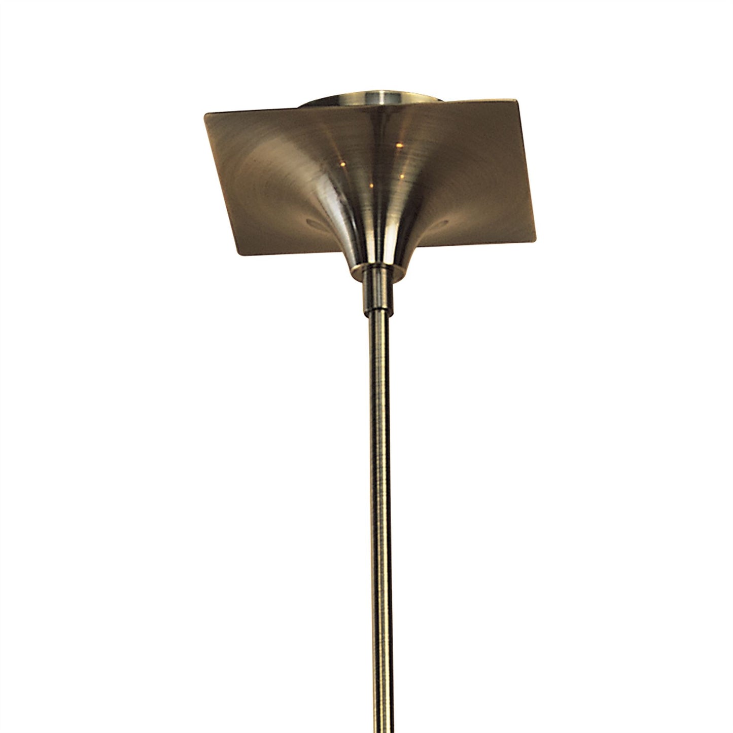 Mantra Viena 53cm Telescopic Pendant Round 4 Light G9, Antique Brass