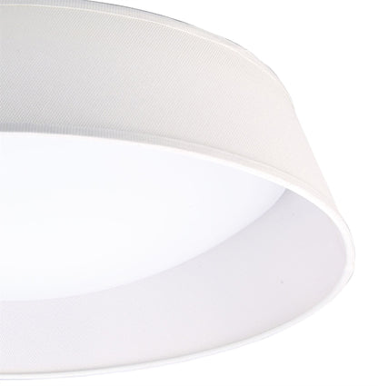 Mantra Nordica Plafones M4963 Nordica Ceiling 60W LED 90cm Off White 3000K, 4200lm, White Acrylic with Ivory White Shade, 3yrs Warranty