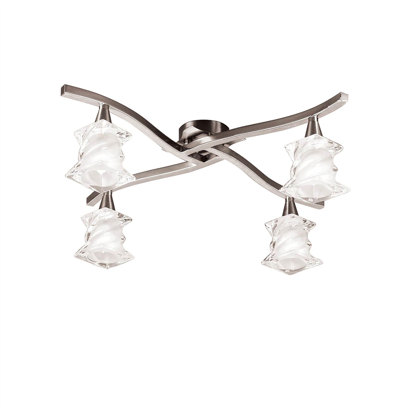 Mantra Salomon 50cm Ceiling 4 Light G9, Polished Chrome
