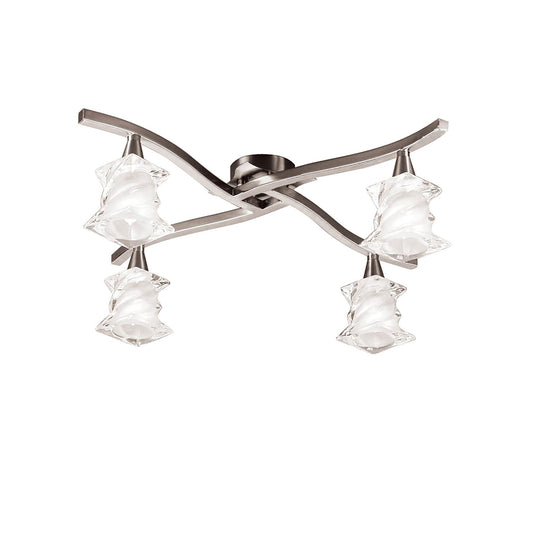 Mantra Salomon 50cm Ceiling 4 Light G9, Polished Chrome