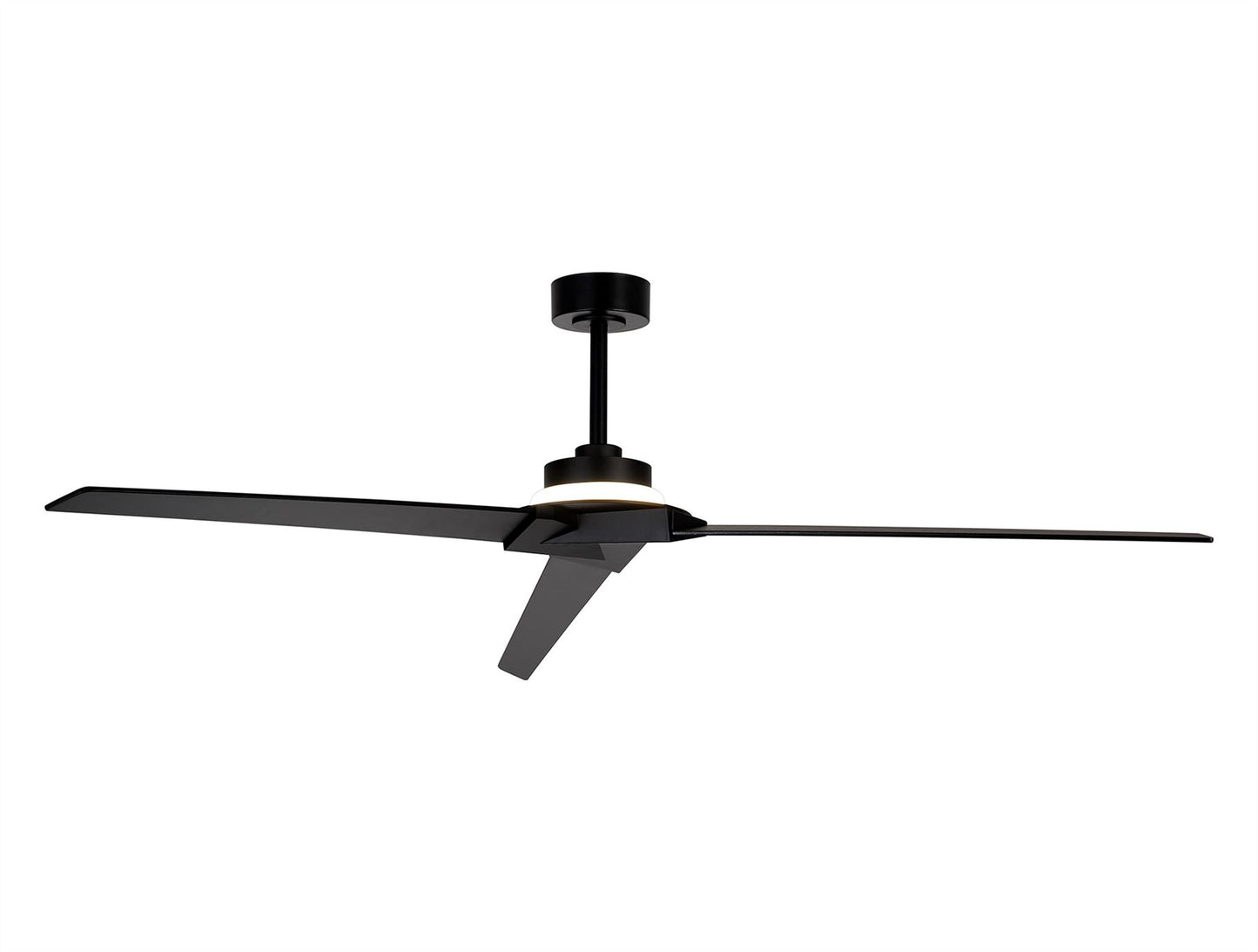 Brisa 175cm 20W LED Dimmable Light With 40W Reversible Fan, 2700-5000K Remote & APP Control, Black, Reversible Blades, 1400lm, IP44, 5yrs Warranty