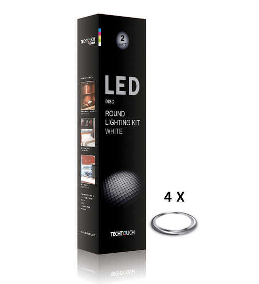 Techtouch Disc White Kit 4x6 LED (2W) Indoor